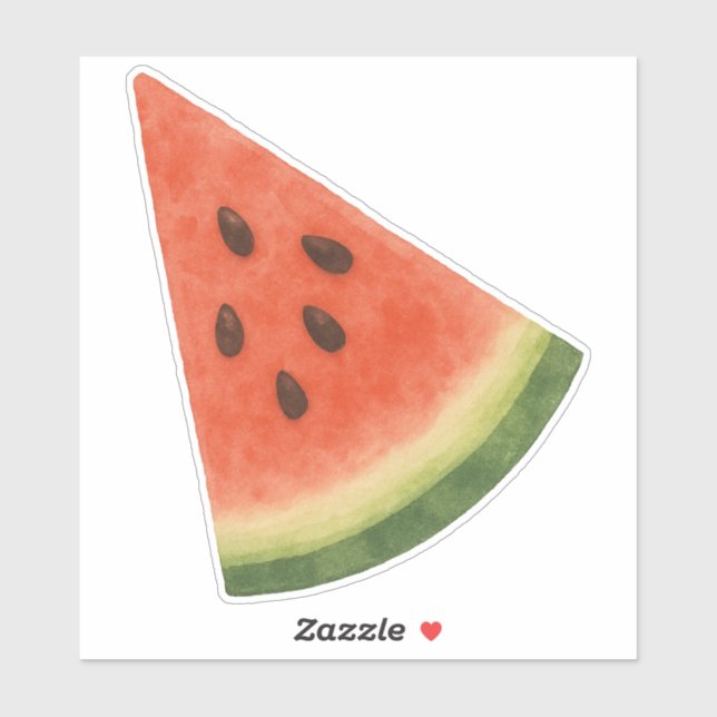 Sticker Watermelon N'importe comment vous le découpez Fête (Feuille)