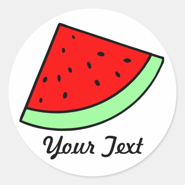 Sticker Watermelon personnalisable (LIGHT) (Devant)