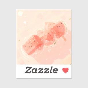 Sticker Watermelon Popsicle