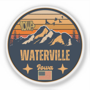 Sticker Waterville, Iowa