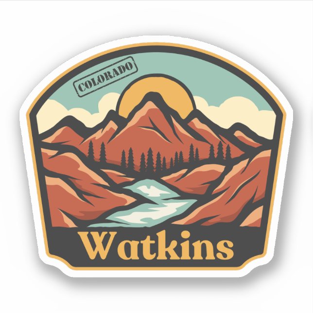 Sticker Watkins, Colorado (Devant)