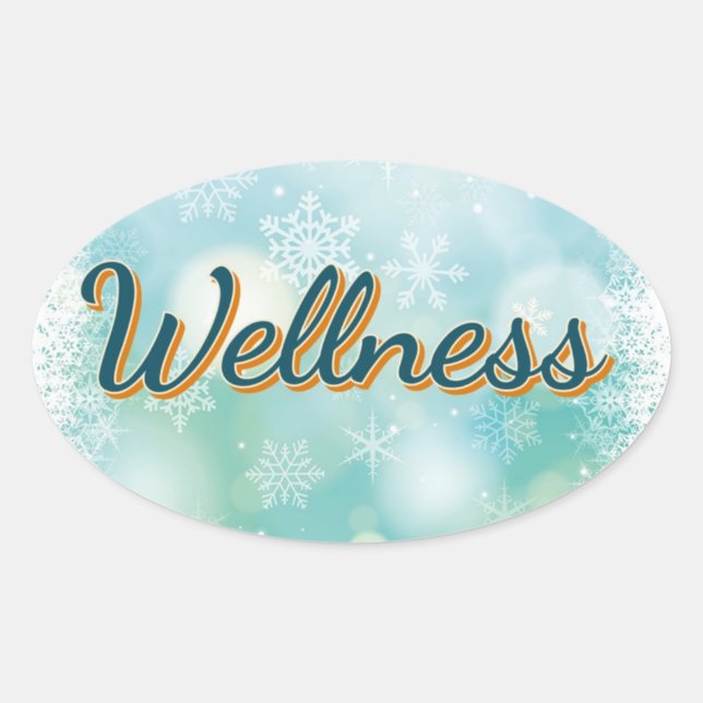 Sticker "Wellness" Pour Votre Bonne Santé. (Devant)