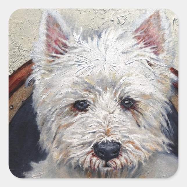Sticker West Highland Terrier (Devant)
