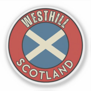 Sticker Westhill, Écosse