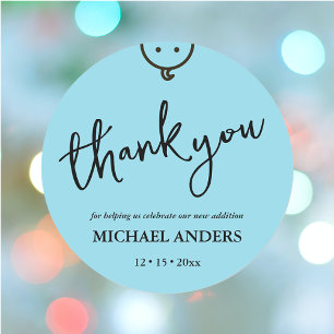 Sticker Whimsical Baby Boy