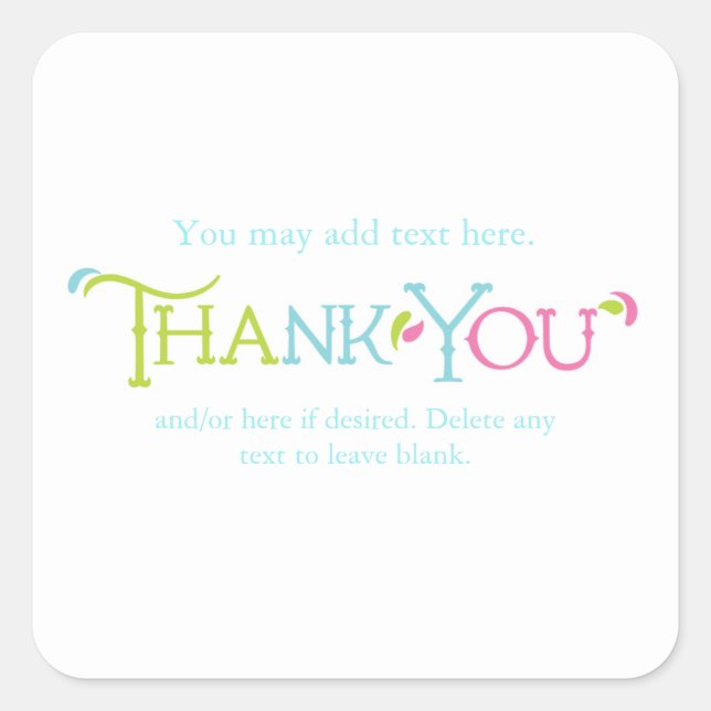 Sticker Whimsical Colorful Party (Devant)