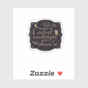 Sticker Whimsigoth Imaginaire Forêts mystiques, lunes et m