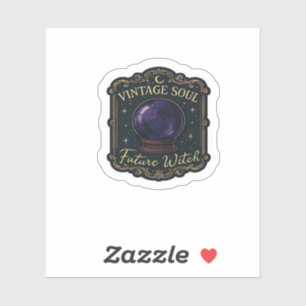 Sticker Whimsigoth Imaginaire Forêts mystiques, lunes et m