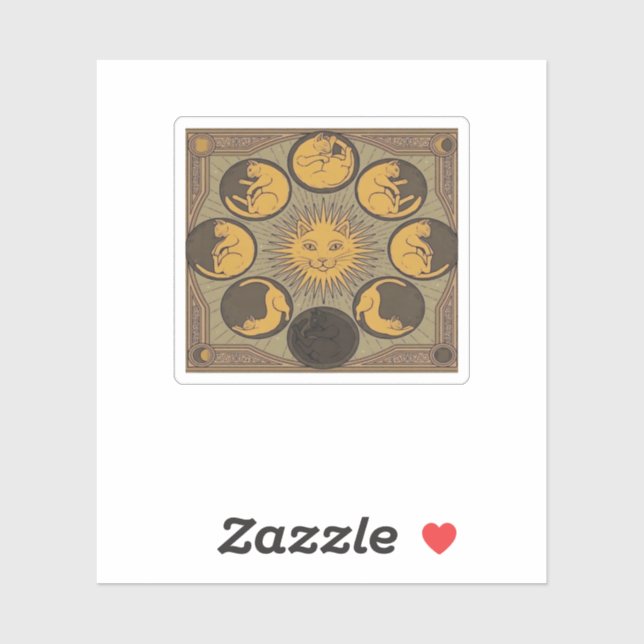 Sticker Whimsigoth Moon Classic (Feuille)