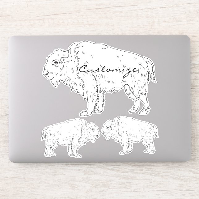 Sticker White Buffalo Thunder_cove (Ordinateur)