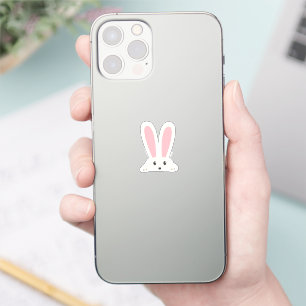 Sticker White Bunny