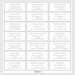 Sticker White Modern Bold Mariage Adresse d'hôte<br><div class="desc">Présentant notre design Mariage d'adressage client moderne blanc design, une véritable représentation du minimalisme moderne et de l'élégance. Avec son mélange unique d'éléments créatifs et de design chic, ce design est parfait pour ceux qui recherchent une esthétique polie et audacieuse lors de leur journée spéciale. Notre élégante typographie décalée apporte...</div>