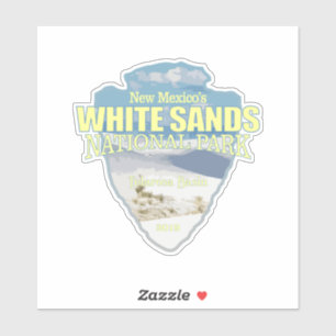 Sticker White Sands NP (pointe de flèche)