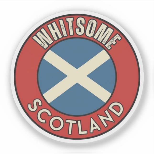 Sticker Whitsome, Écosse (Devant)