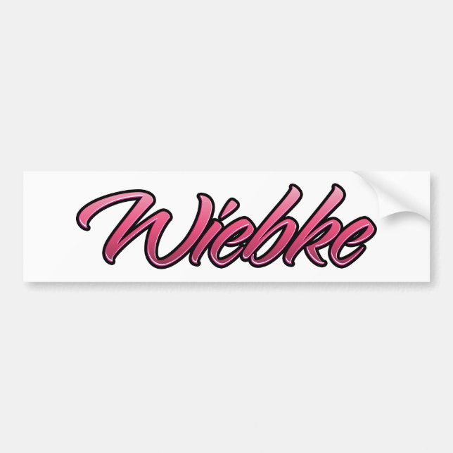 Sticker Wiebke rose pâle (Devant)