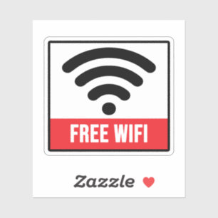 Sticker WiFi gratuit disponible