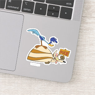 Sticker WILE E. COYOTE™ et ROAD RUNNER™ Boulder