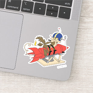 Sticker WILE E. COYOTE™ lance Red Rocket