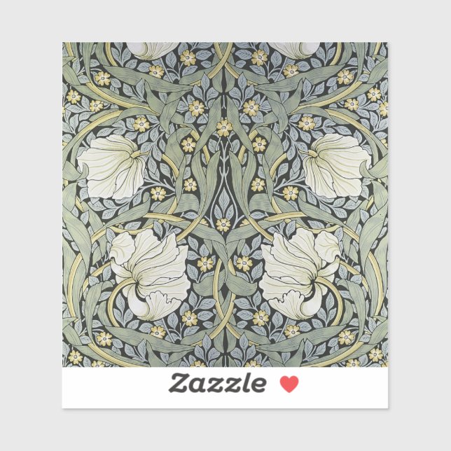 Sticker William Morris - Design Motif Pimpernel (Feuille)