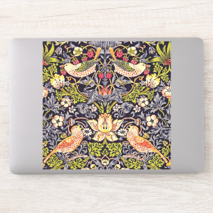 Sticker William Morris Strawberry Thief Floral Art nouveau
