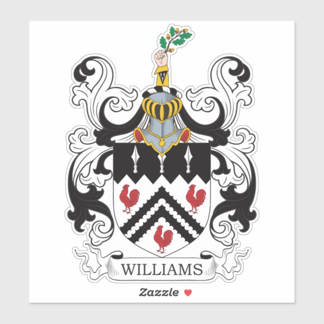 Sticker Williams Family Crest (Feuille)