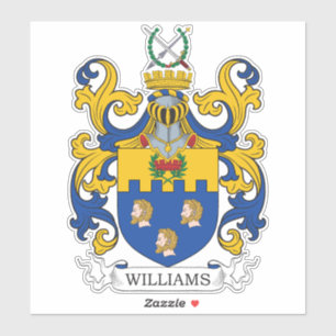 Sticker Williams Family Crest