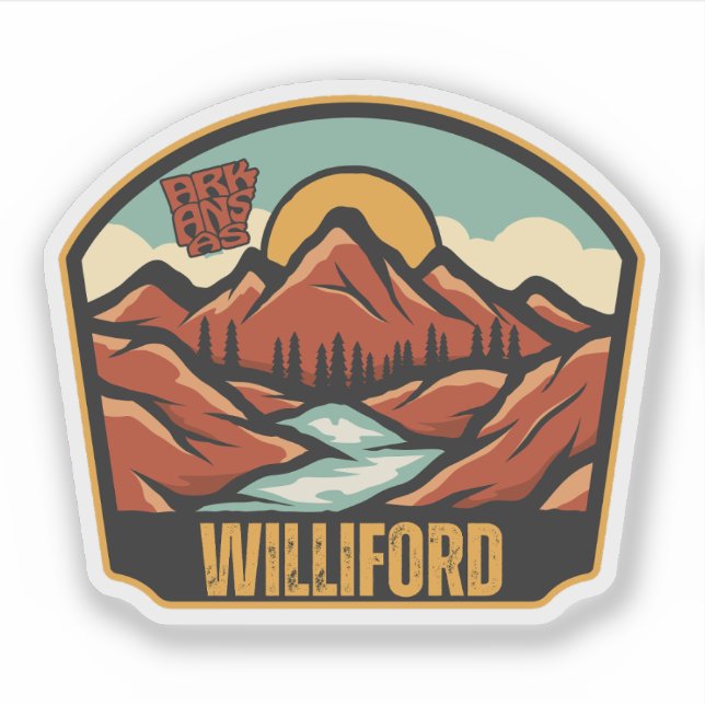 Sticker Williford, Arkansas  (Devant)
