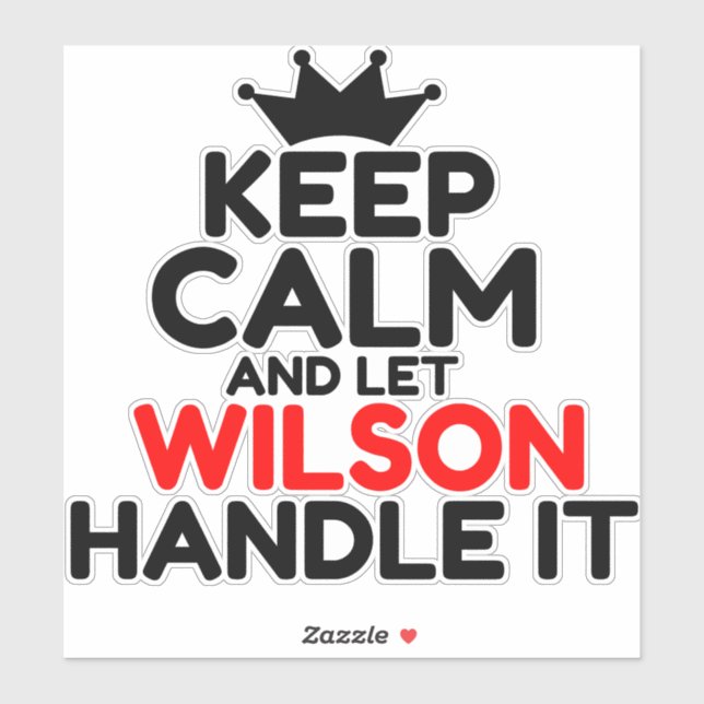 STICKER WILSON (Feuille)
