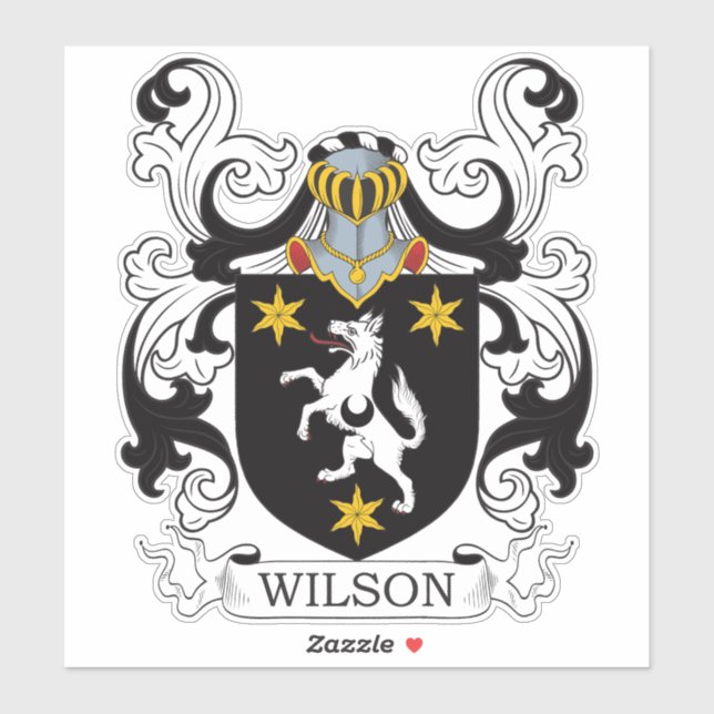 Sticker Wilson Family Crest (Feuille)