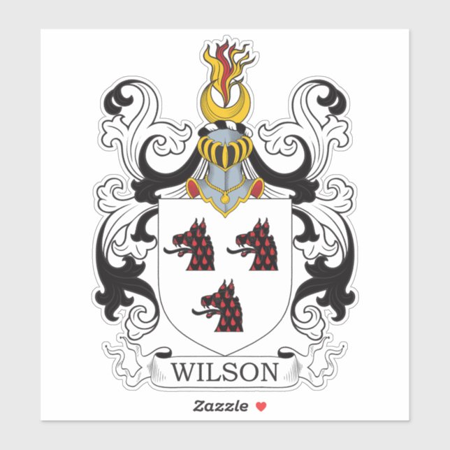 Sticker Wilson Family Crest (Feuille)