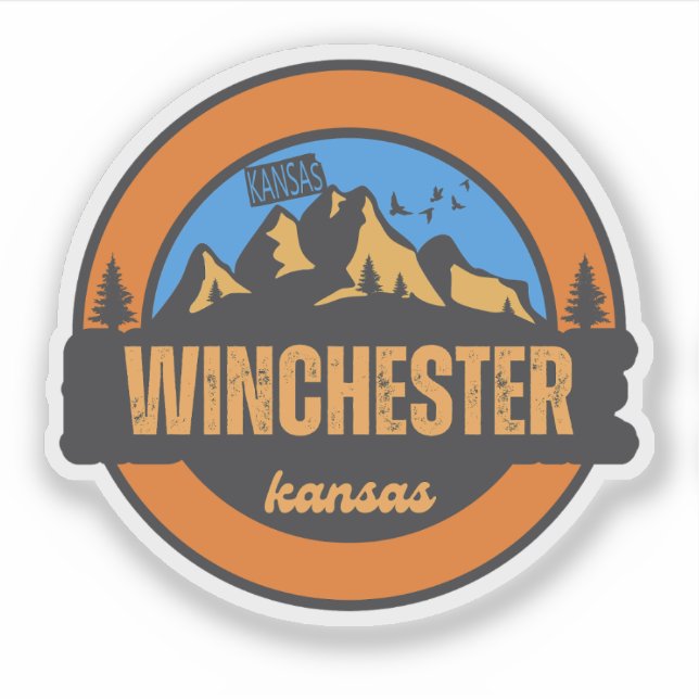 Sticker Winchester, Kansas (Devant)