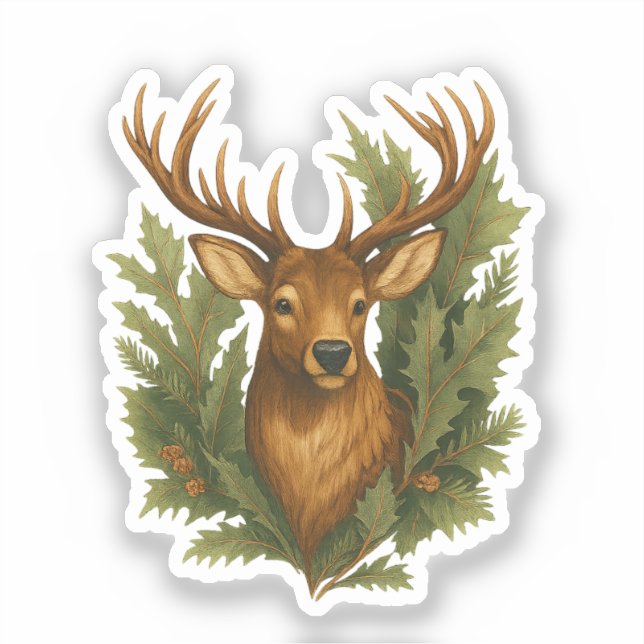 Sticker Winter Forest Majesty (Recto)