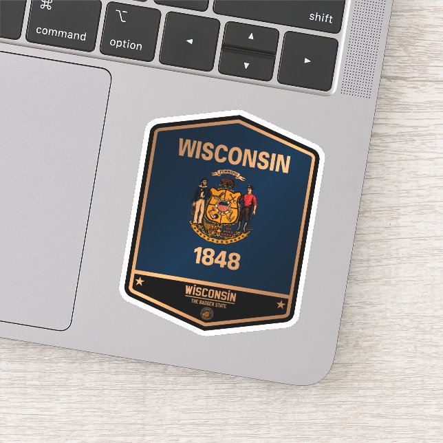 Sticker Wisconsin (Détail)