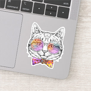 Sticker Wise Kitty Kat