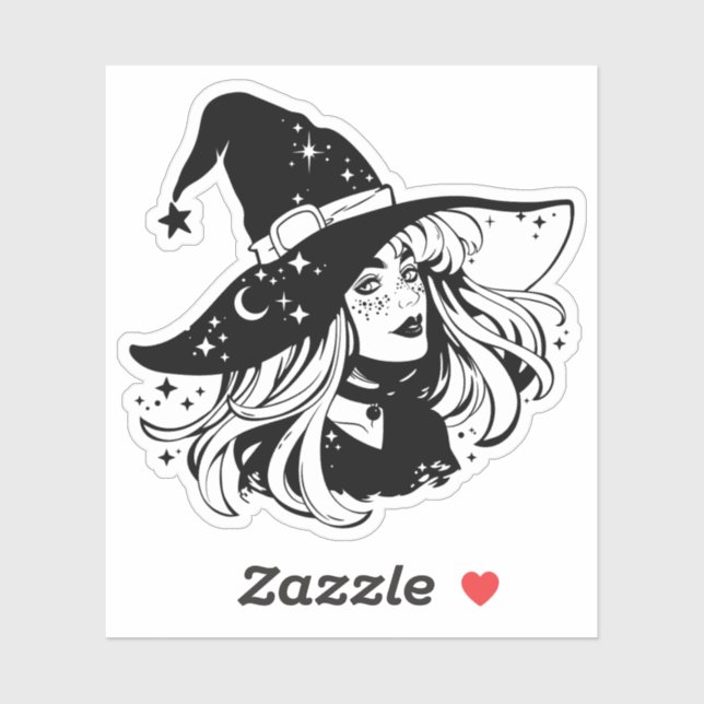 Sticker "Witch" (Feuille)
