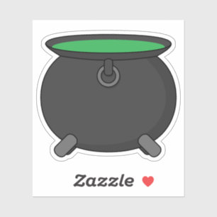 Sticker Witch Cauldron