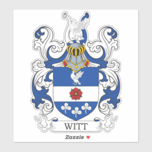 Sticker Witt Family Crest