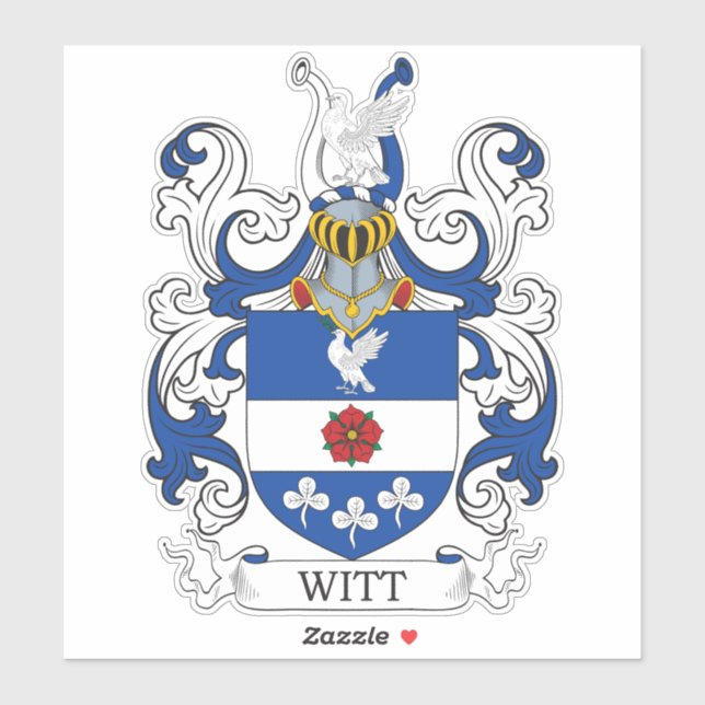 Sticker Witt Family Crest (Feuille)