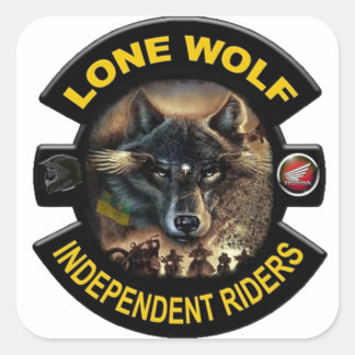 Sticker Wolf Lone