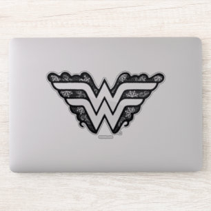 Sticker Wonder Woman Black Lace Logo