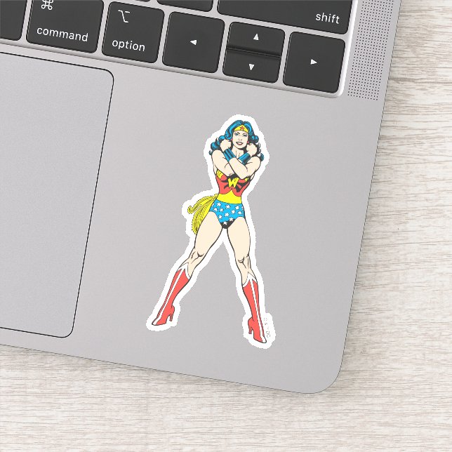 Sticker Wonder Woman Bras Croisés (Détail)