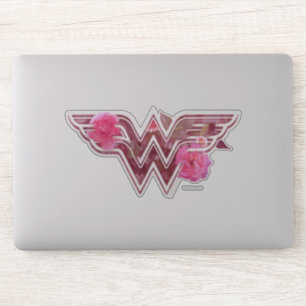 Sticker Wonder Woman Pink Camellia Flowo