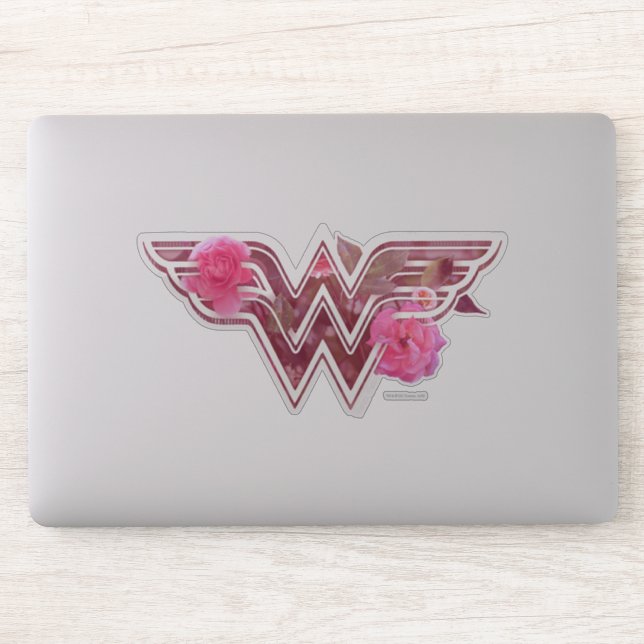 Sticker Wonder Woman Pink Camellia Flowo (Ordinateur)
