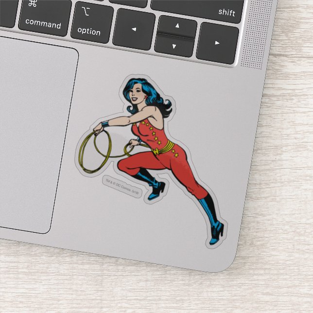 Sticker Wonder Woman Red Outfit (Détail)