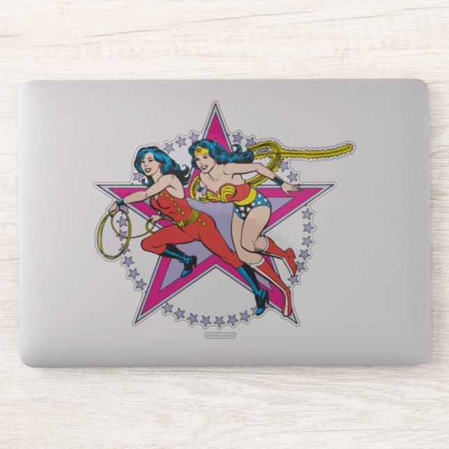 Sticker Wonder Woman Star Arrière - plan (Ordinateur)
