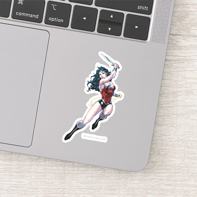 Sticker Wonder Woman Swning Sword (Détail)