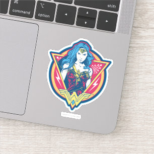 Sticker Wonder Woman Tri-Color Modèle graphique