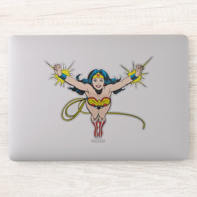 Sticker Wonder Woman va de l'avant (Ordinateur)