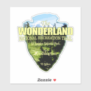 Sticker Wonderland Trail (flèche)
