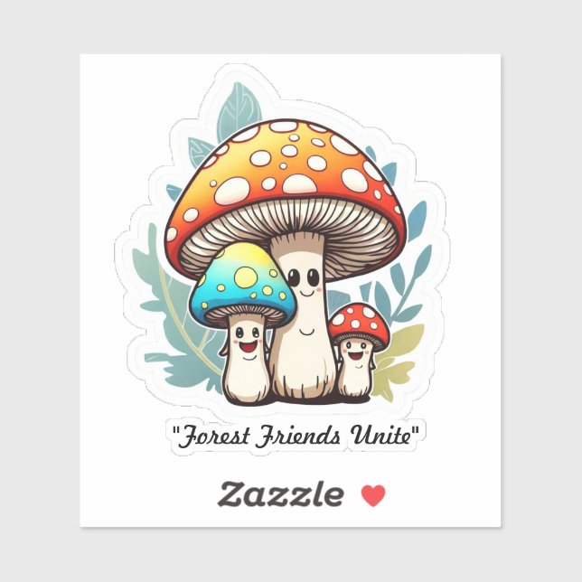 Sticker "Woodland Whimsy Art" (Feuille)